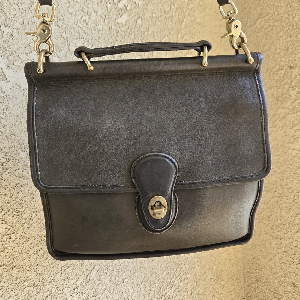 Coach 9927 Willis Green Loden Olive Bag Purse Crossbody Vintage Hangtag - Picture 4 of 16